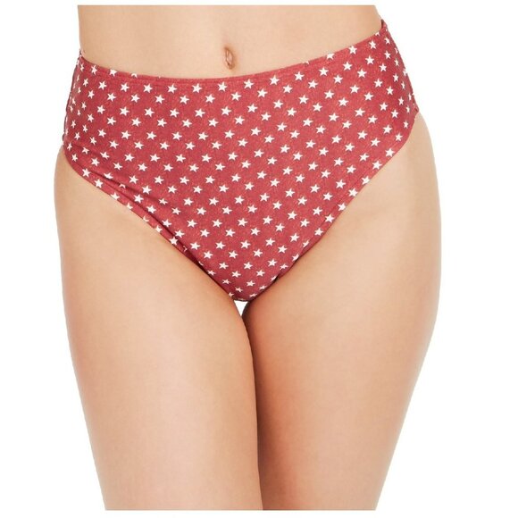 WeWoreWhat Emily Star-Print Bikini Swim Bottom - Picture 1 of 4